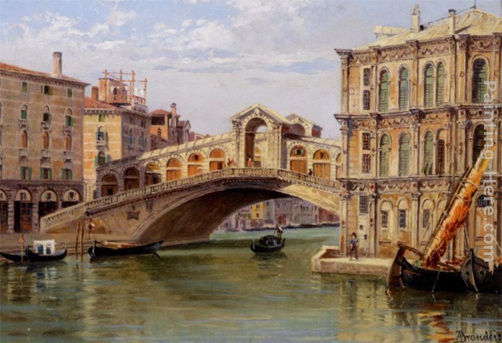 Antonietta Brandeis The Rialto Bridge
